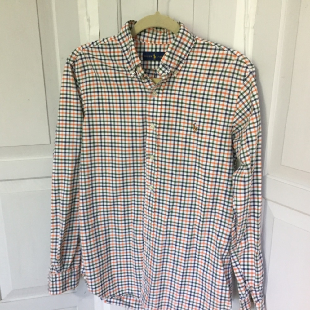 Men’s  Ralph Lauren Multicolor Plaid Casual Button Down Shirt - Picture 5 of 13